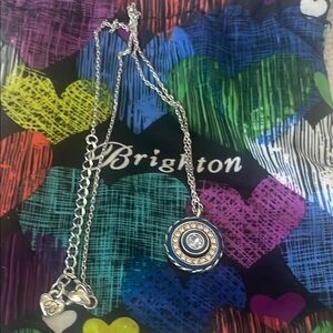 Brighton Silver Circle Pendant Necklace